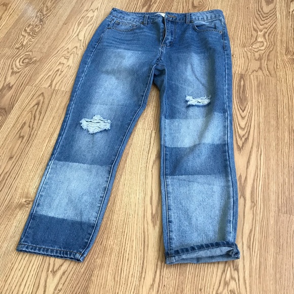 Life in progress distressed boyfriend jeans size27 - Picture 4 of 6